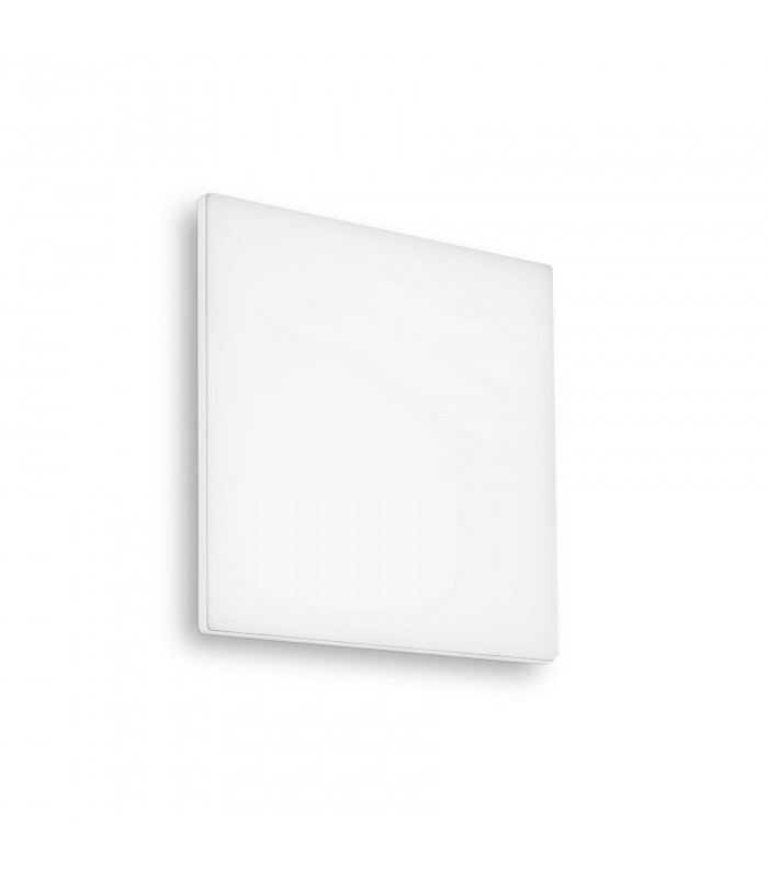 LED Outdoor 1 Light Flush Ceiling Light White IP65