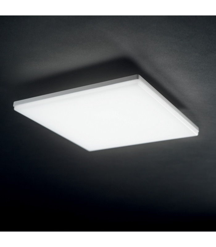 LED Outdoor 1 Light Flush Ceiling Light White IP65