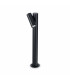 LED 1 Light Outdoor Bollard Light Black IP44