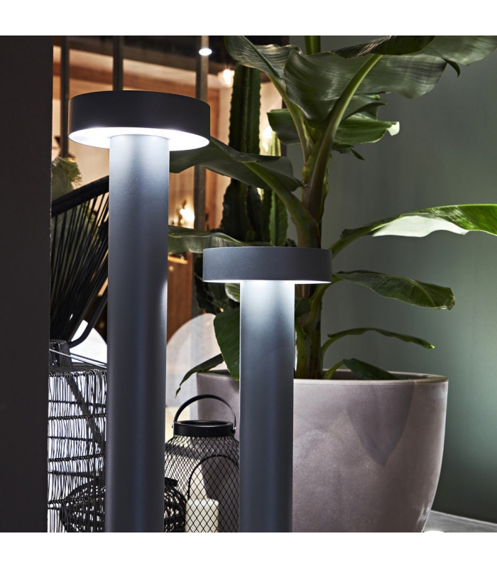 4 Light Outdoor Bollard Light Anthracite IP44