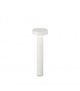 4 Light Outdoor Bollard Light White IP44