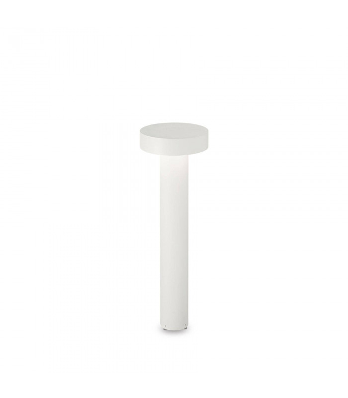 4 Light Outdoor Bollard Light White IP44