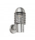 1 Light Outdoor Wall Brushed Stainless Steel IP44, E27