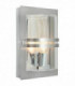 1 Light Outdoor Flush Wall Light Stainless Steel IP54, E27