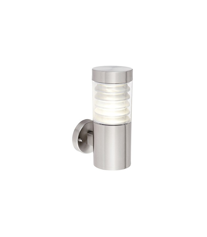 LED 1 Light Outdoor Coastal Wall Marine Grade Brushed Stainless Steel IP44
