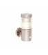 LED 1 Light Outdoor Coastal Wall Marine Grade Brushed Stainless Steel IP44