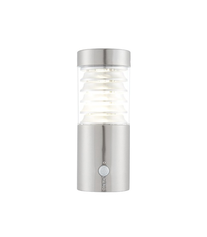 LED 1 Light Outdoor Coastal Wall Marine Grade Brushed Stainless Steel IP44
