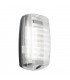 Integrated LED 1 Light Outdoor Wall Light Prismatic, Black Abs Plastic IP44