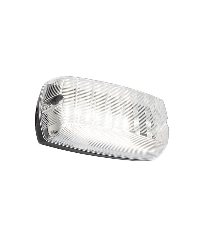 Integrated LED 1 Light Outdoor Wall Light Prismatic, Black Abs Plastic IP44