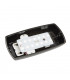 Integrated LED 1 Light Outdoor Wall Light Prismatic, Black Abs Plastic IP44