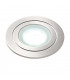 Integrated LED 1 Light Outdoor Coastal Recessed Light Marine Grade Brushed Stainless Steel, Frosted IP67