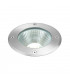 Integrated LED 1 Light Outdoor Recessed Light Brushed Stainless Steel, Glass IP67
