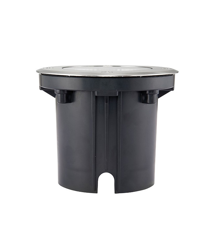 Integrated LED 1 Light Outdoor Recessed Light Brushed Stainless Steel, Glass IP67