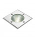 Integrated LED 1 Light Outdoor Recessed Light Brushed Stainless Steel, Glass IP67