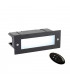 Integrated LED RGB 1 Light Outdoor Recessed Light Textured Black, Frosted IP44