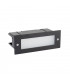 Integrated LED RGB 1 Light Outdoor Recessed Light Textured Black, Frosted IP44