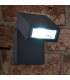 Integrated LED 1 Light Outdoor Wall Light Textured Dark Matt Anthracite, Glass IP44
