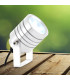 Integrated LED RGB 1 Light Outdoor Spike Light Silver Anodised, Abs Plastic IP65