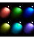 Integrated LED RGB 1 Light Outdoor Spike Light Silver Anodised, Abs Plastic IP65