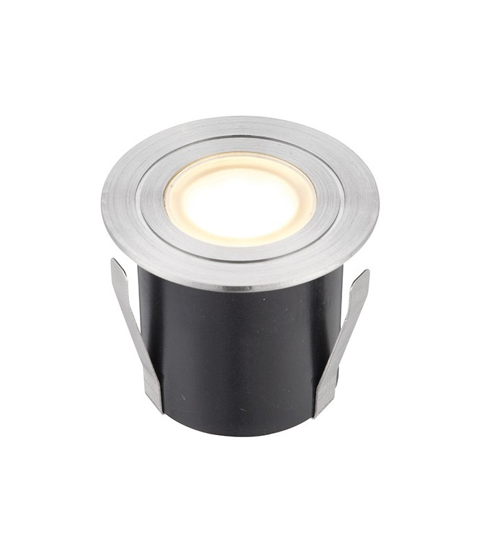 Integrated LED Outdoor Coastal Recessed Light Marine Grade Brushed Stainless Steel, Frosted IP67