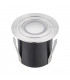 Integrated LED Outdoor Coastal Recessed Light Marine Grade Brushed Stainless Steel, Frosted IP67