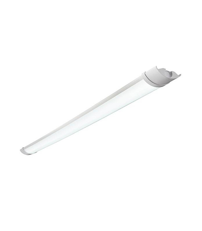 Integrated LED Outdoor Linear Batten Light Opal, Gloss White IP65