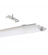 Integrated LED Outdoor Linear Batten Light Opal, Gloss White IP65