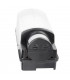 Integrated LED PIR 1 Light Outdoor Wall Light Frosted, Black IP44