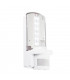 Integrated LED PIR 1 Light Outdoor Wall Light Frosted, Gloss White IP44