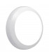 Integrated LED Outdoor Flush Light Gloss White, Opal IP65