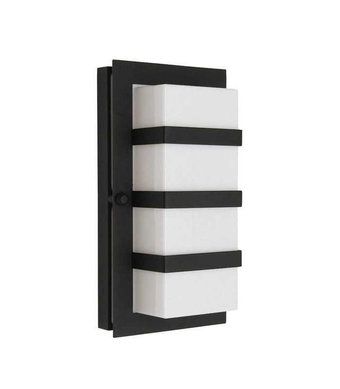 1 Light Outdoor Wall Light Black IP54, E27
