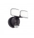 Integrated LED Outdoor Wall Light Matt Black, Frosted IP44