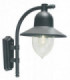 1 Light Outdoor Fisherman Dome Wall Lantern Light Black IP54, E27