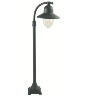 1 Light Outdoor Bollard Lantern Black IP54, E27