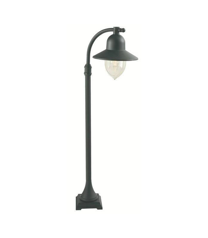 1 Light Outdoor Bollard Lantern Black IP54, E27