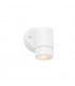 1 Light Outdoor Wall Light Gloss White, Glass IP44, GU10