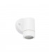 1 Light Outdoor Wall Light Gloss White, Glass IP44, GU10