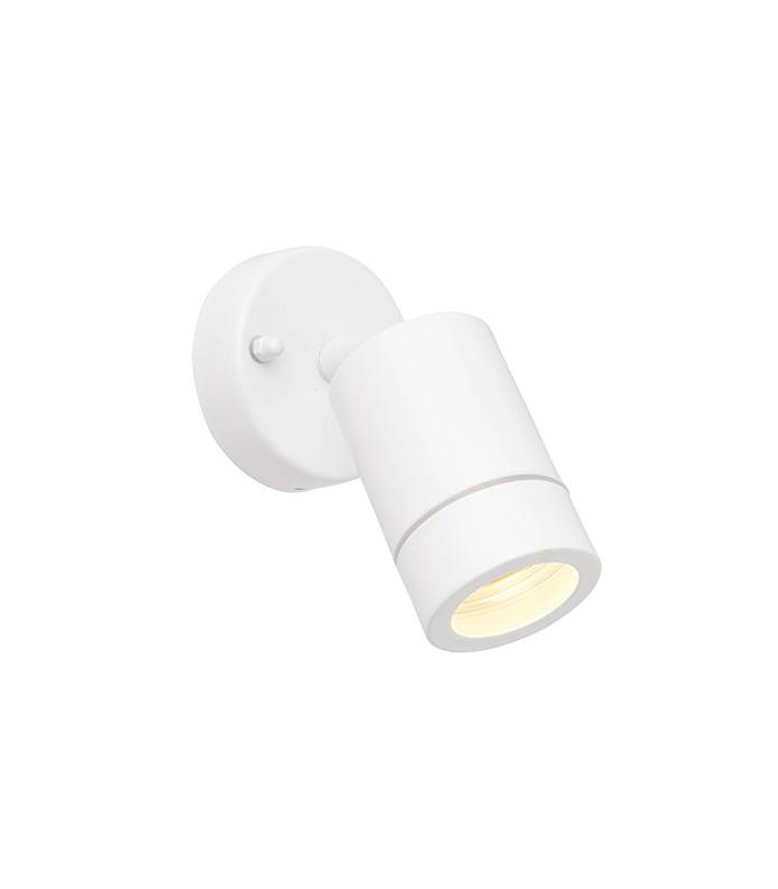 Outdoor Spotlight Gloss White, Glass IP44, GU10