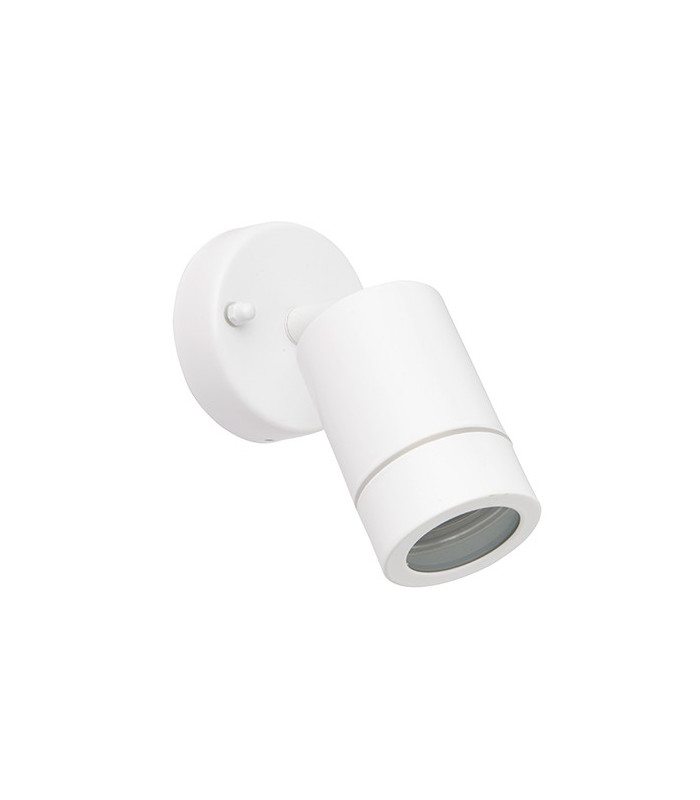 Outdoor Spotlight Gloss White, Glass IP44, GU10