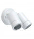2 Light Outdoor Spotlight Gloss White, Glass IP44, GU10