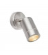 Outdoor Spotlight Brushed Stainless Steel, Glass IP44, GU10