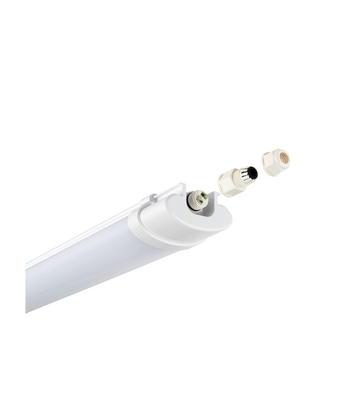 Integrated LED Outdoor Flush Light Opal, Gloss White IP65