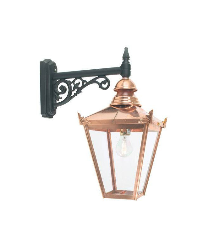 1 Light Outdoor Wall Lantern Light Copper IP44, E27