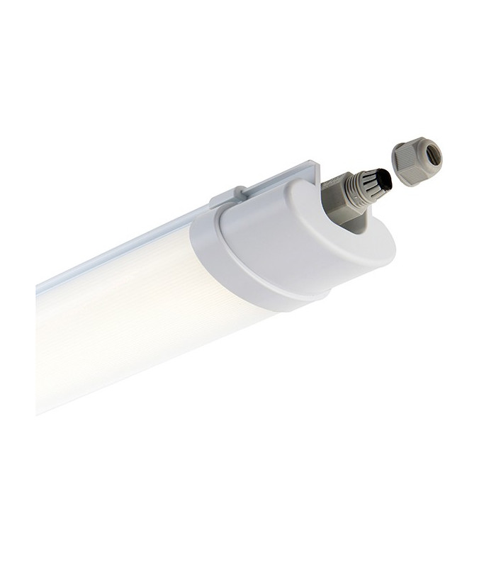 Integrated LED Outdoor Flush Light Opal, Gloss White IP65