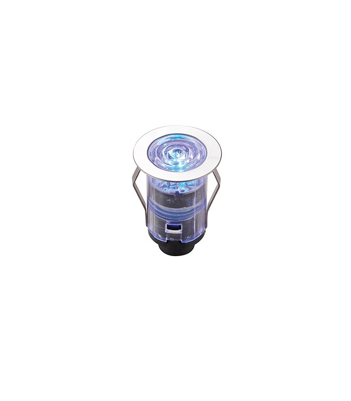 Integrated LED Outdoor Recessed Light Polished Stainless Steel, Clear IP67