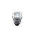 Integrated LED Outdoor Recessed Light Polished Stainless Steel, Clear IP67