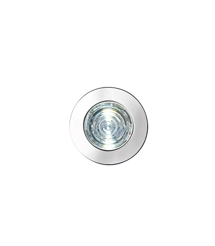 Integrated LED Outdoor Recessed Light Polished Stainless Steel, Clear IP67