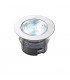 Integrated LED Outdoor Recessed Light Polished Stainless Steel, Clear IP67