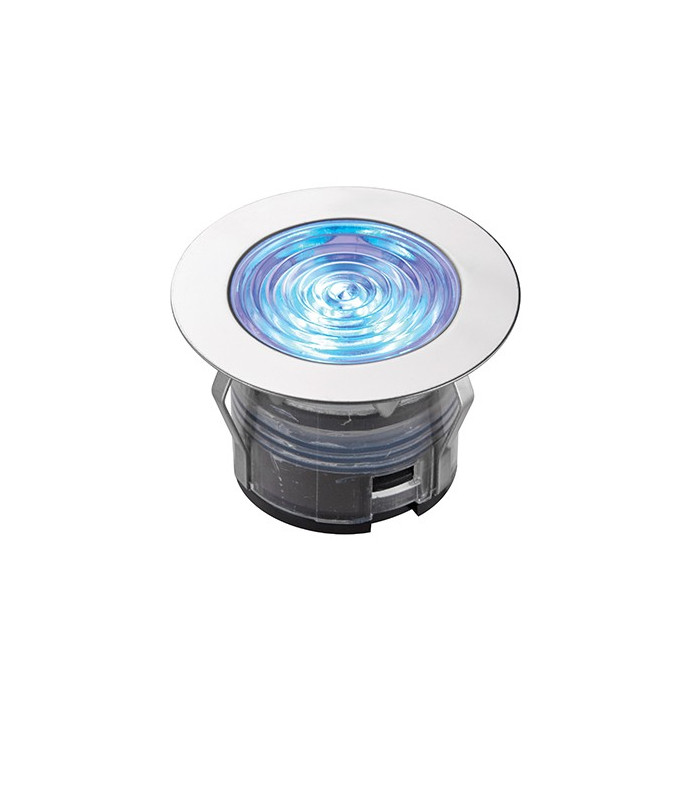 Integrated LED Outdoor Recessed Light Polished Stainless Steel, Clear IP67