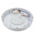 Integrated LED Outdoor Flush Light Gloss White, Opal IP65